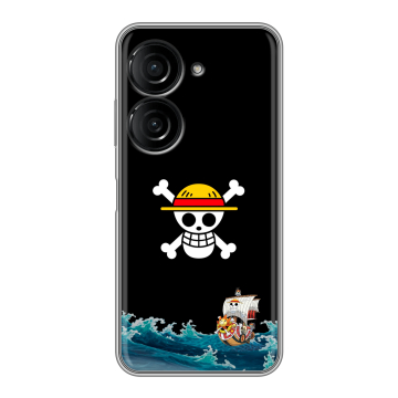 Силиконовый чехол на ASUS ZenFone 9 с принтом One Piece Ван Пис