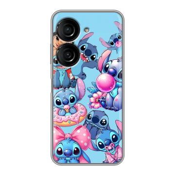 Силиконовый чехол на ASUS ZenFone 9 с принтом Лило и Стич