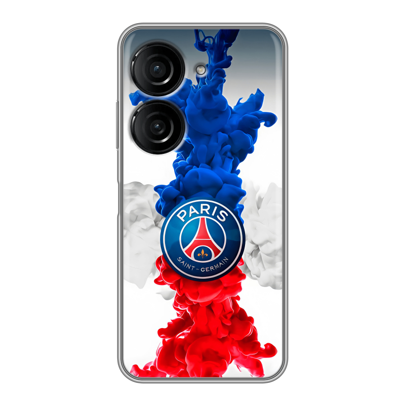 Силиконовый чехол на ASUS ZenFone 9 с принтом PSG ПСЖ Силиконовый чехол на ASUS ZenFone 9 с принтом PSG ПСЖ