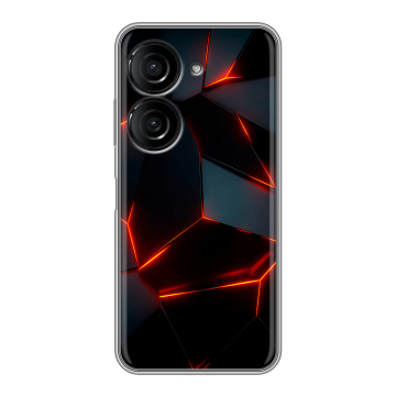 Силиконовый чехол на ASUS ZenFone 10 с принтом Яркие абстракции Силиконовый чехол на ASUS ZenFone 10 с принтом Яркие абстракции