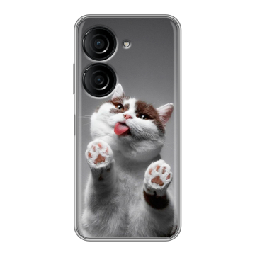 Силиконовый чехол на ASUS ZenFone 10 с принтом Коты Силиконовый чехол на ASUS ZenFone 10 с принтом Коты