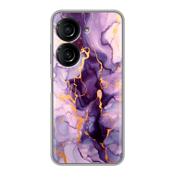 Силиконовый чехол на ASUS ZenFone 10 с принтом Мрамор