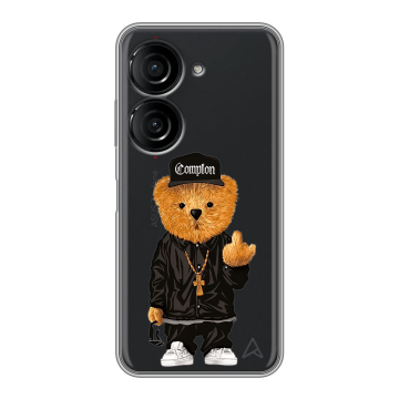 Силиконовый чехол на ASUS ZenFone 10 с принтом Плюшевый медведь