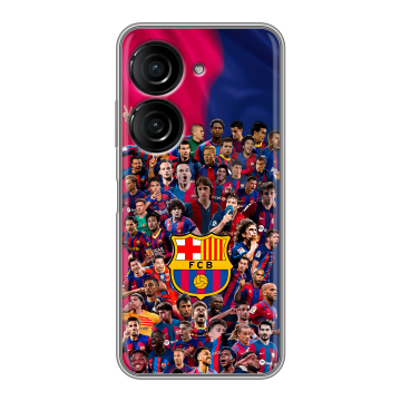 Силиконовый чехол на ASUS ZenFone 10 с принтом Барселона Barcelona