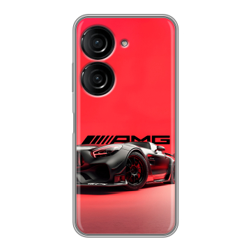 Силиконовый чехол на ASUS ZenFone 10 с принтом Мерседес Mercedes AMG Силиконовый чехол на ASUS ZenFone 10 с принтом Мерседес Mercedes AMG
