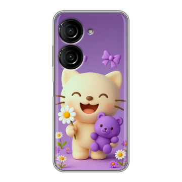 Силиконовый чехол на ASUS ZenFone 10 с принтом для девочек