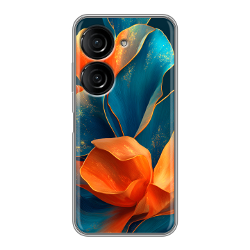 Силиконовый чехол на ASUS ZenFone 10 с принтом Цветы Силиконовый чехол на ASUS ZenFone 10 с принтом Цветы