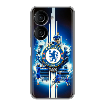 Силиконовый чехол на ASUS ZenFone 10 с принтом Chelsea Челси