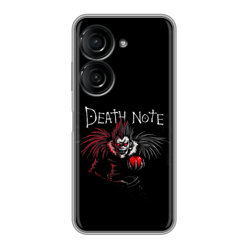 Силиконовый чехол на ASUS ZenFone 10 с принтом Death note Тетрадь смерти