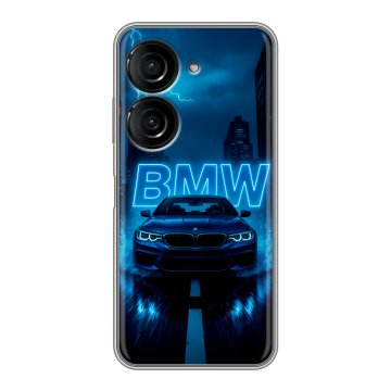 Силиконовый чехол на ASUS ZenFone 10 с принтом BMW БМВ