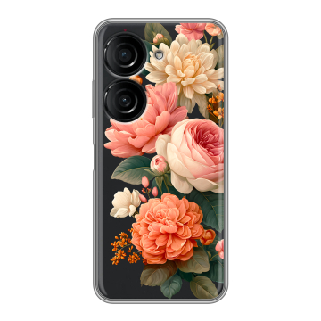 Силиконовый чехол на ASUS ZenFone 10 с принтом цветы