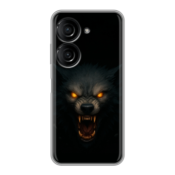 Силиконовый чехол на ASUS ZenFone 10 с принтом Волк