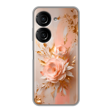 Силиконовый чехол на ASUS ZenFone 10 с принтом женский