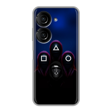 Силиконовый чехол на ASUS ZenFone 10 с принтом Игра Кальмара