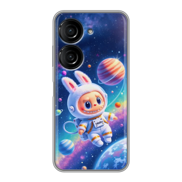 Силиконовый чехол на ASUS ZenFone 10 с принтом Labubu Лабубу