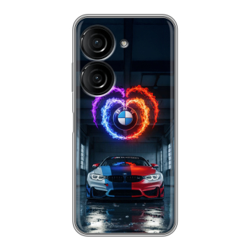 Силиконовый чехол на ASUS ZenFone 10 с принтом BMW БМВ
