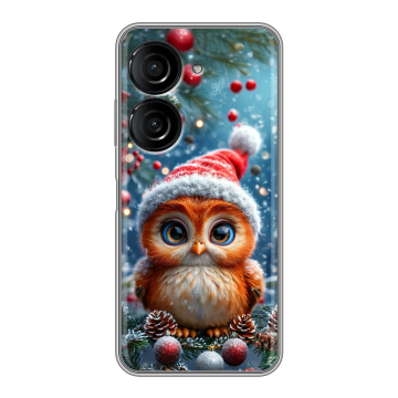 Силиконовый чехол на ASUS ZenFone 10 с принтом Новый год