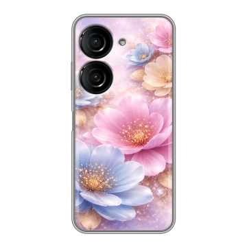 Силиконовый чехол на ASUS ZenFone 10 с принтом женский