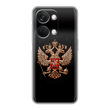 Силиконовый чехол на OnePlus Nord 3 с принтом Герб России Силиконовый чехол на OnePlus Nord 3 с принтом Герб России