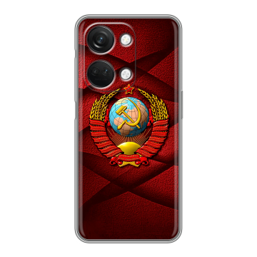 Силиконовый чехол на OnePlus Nord 3 с принтом Герб СССР Силиконовый чехол на OnePlus Nord 3 с принтом Герб СССР