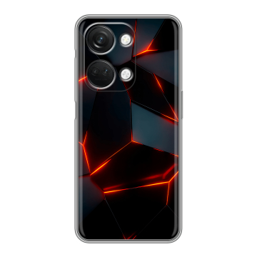 Силиконовый чехол на OnePlus Nord 3 с принтом Яркие абстракции Силиконовый чехол на OnePlus Nord 3 с принтом Яркие абстракции