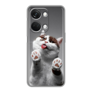 Силиконовый чехол на OnePlus Nord 3 с принтом Коты Силиконовый чехол на OnePlus Nord 3 с принтом Коты