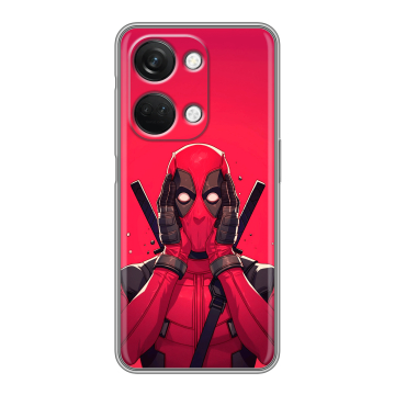 Силиконовый чехол на OnePlus Nord 3 с принтом Дедпул Deadpool Силиконовый чехол на OnePlus Nord 3 с принтом Дедпул Deadpool