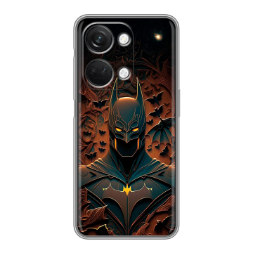 Силиконовый чехол на OnePlus Nord 3 с принтом Batman Бэтмен