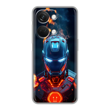 Силиконовый чехол на OnePlus Nord 3 с принтом IronMan Железный человек Силиконовый чехол на OnePlus Nord 3 с принтом IronMan Железный человек