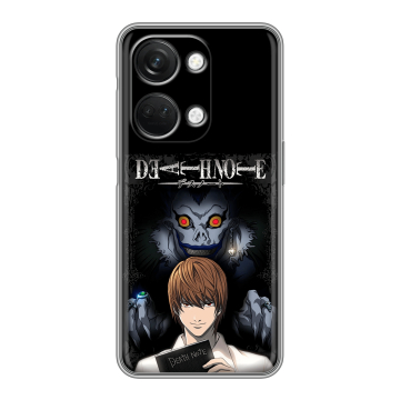 Силиконовый чехол на OnePlus Nord 3 с принтом Death note Тетрадь смерти