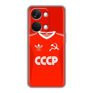 Силиконовый чехол на OnePlus Nord 3 с принтом Флаг Герб СССР