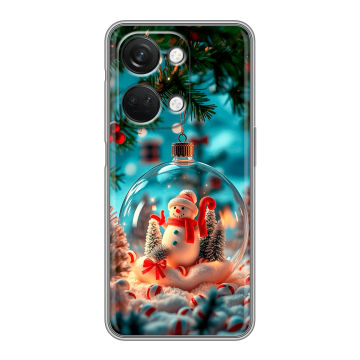 Силиконовый чехол на OnePlus Nord 3 с принтом Новый год