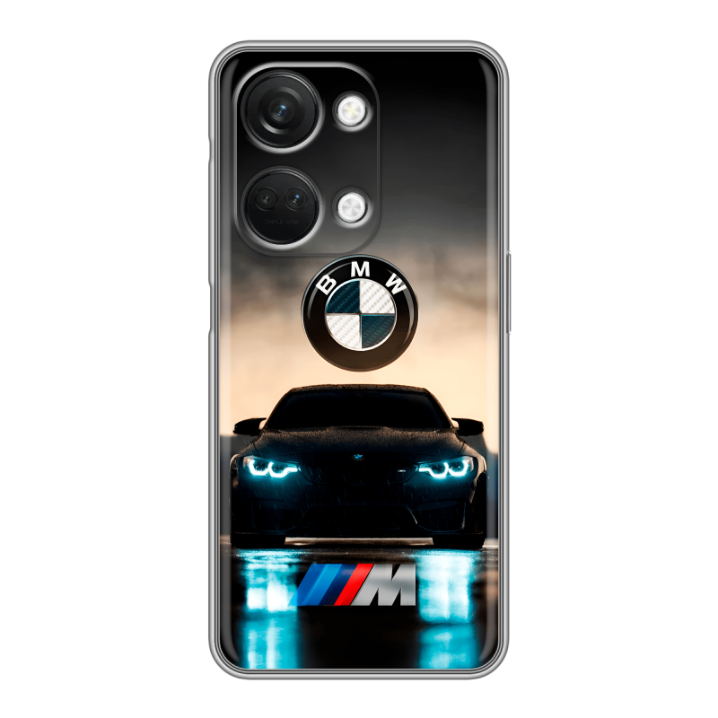 Силиконовый чехол на OnePlus Nord 3 с принтом БМВ BMW Силиконовый чехол на OnePlus Nord 3 с принтом БМВ BMW