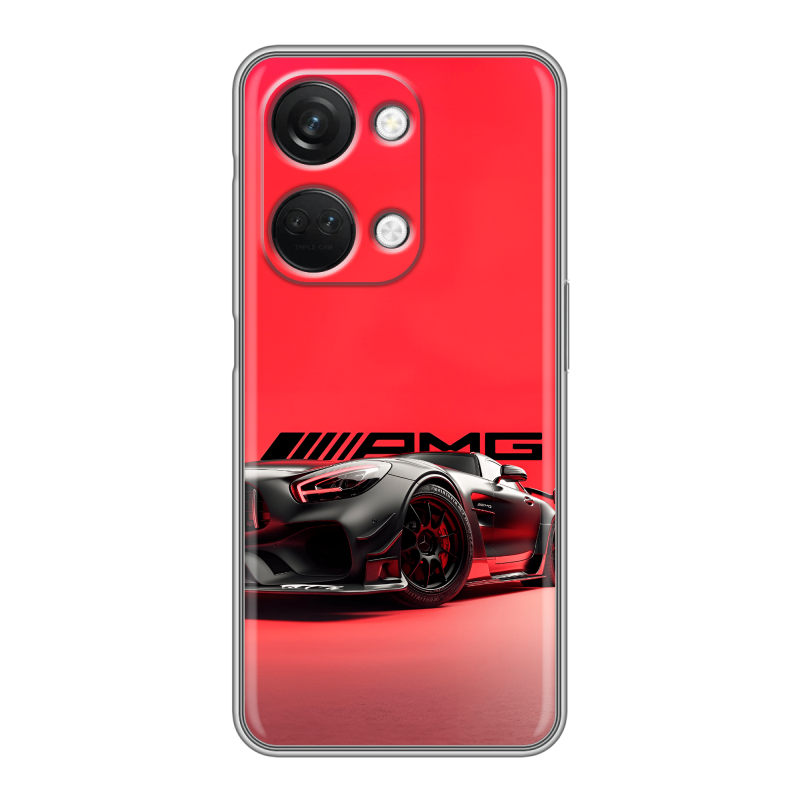 Силиконовый чехол на OnePlus Nord 3 с принтом Мерседес Mercedes AMG Силиконовый чехол на OnePlus Nord 3 с принтом Мерседес Mercedes AMG