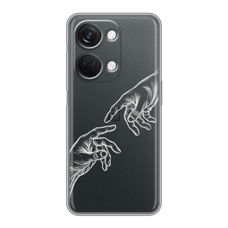 Силиконовый чехол на OnePlus Nord 3 с принтом Сотворение мира Силиконовый чехол на OnePlus Nord 3 с принтом Сотворение мира