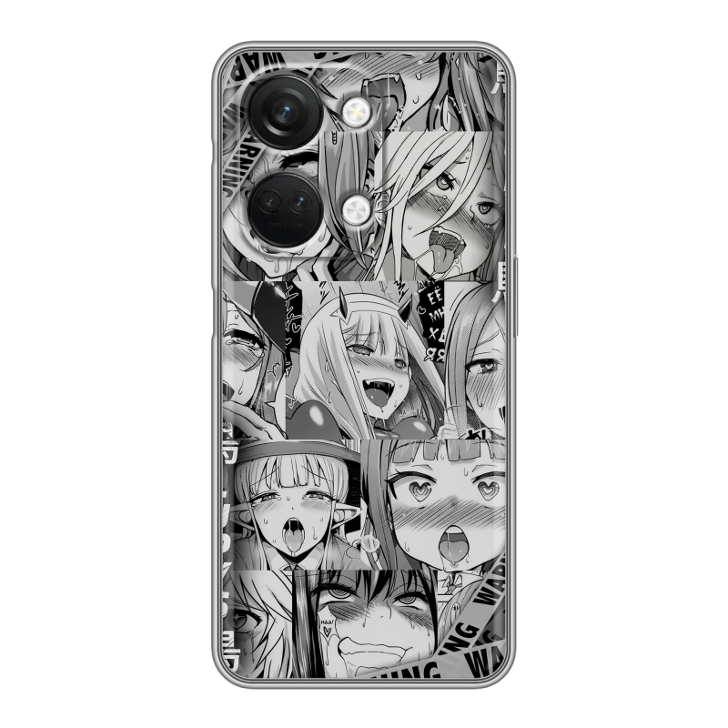 Силиконовый чехол на OnePlus Nord 3 с принтом Ahegao Ахегао Аниме Силиконовый чехол на OnePlus Nord 3 с принтом Ahegao Ахегао Аниме