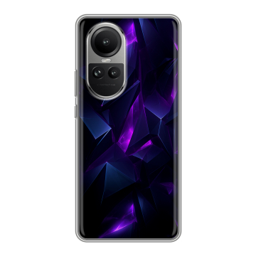 Силиконовый чехол на OPPO Reno 10 Pro с принтом Абстракиция