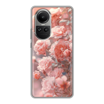 Силиконовый чехол на OPPO Reno 10 Pro с принтом Розовые розы