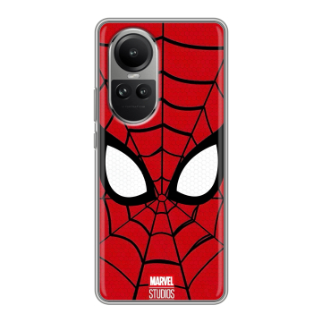 Силиконовый чехол на OPPO Reno 10 Pro с принтом человек паук spiderman