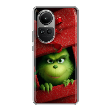 Силиконовый чехол на OPPO Reno 10 Pro с принтом Новый год