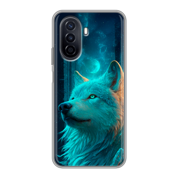 Силиконовый чехол на Huawei Nova Y71 с принтом бабочки саккура Силиконовый чехол на Huawei Nova Y71 с принтом бабочки саккура
