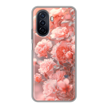 Силиконовый чехол на Huawei Nova Y71 с принтом Розы цветы