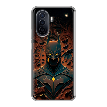 Силиконовый чехол на Huawei Nova Y71 с принтом Batman Бэтмен Силиконовый чехол на Huawei Nova Y71 с принтом Batman Бэтмен