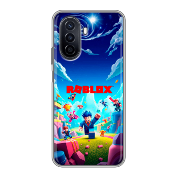 Силиконовый чехол на Huawei Nova Y71 с принтом Roblox Роблокс Силиконовый чехол на Huawei Nova Y71 с принтом Roblox Роблокс