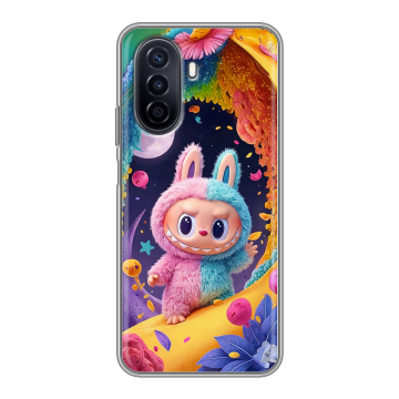 Силиконовый чехол на Huawei Nova Y71 с принтом Labubu Лабубу Силиконовый чехол на Huawei Nova Y71 с принтом Labubu Лабубу