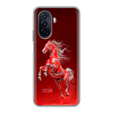Силиконовый чехол на Huawei Nova Y71 с принтом Новый год Силиконовый чехол на Huawei Nova Y71 с принтом Новый год