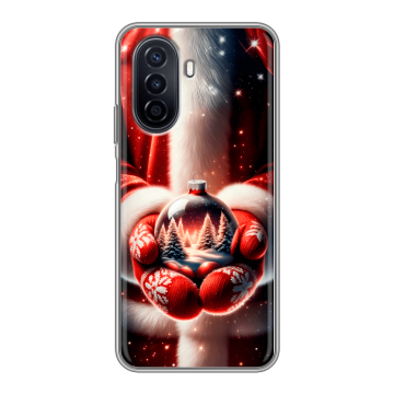 Силиконовый чехол на Huawei Nova Y71 с принтом Новый год Силиконовый чехол на Huawei Nova Y71 с принтом Новый год
