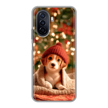 Силиконовый чехол на Huawei Nova Y71 с принтом Новый год Силиконовый чехол на Huawei Nova Y71 с принтом Новый год