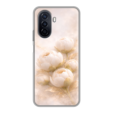 Силиконовый чехол на Huawei Nova Y71 с принтом женский
