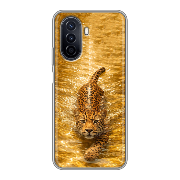 Силиконовый чехол на Huawei Nova Y71 с принтом женский